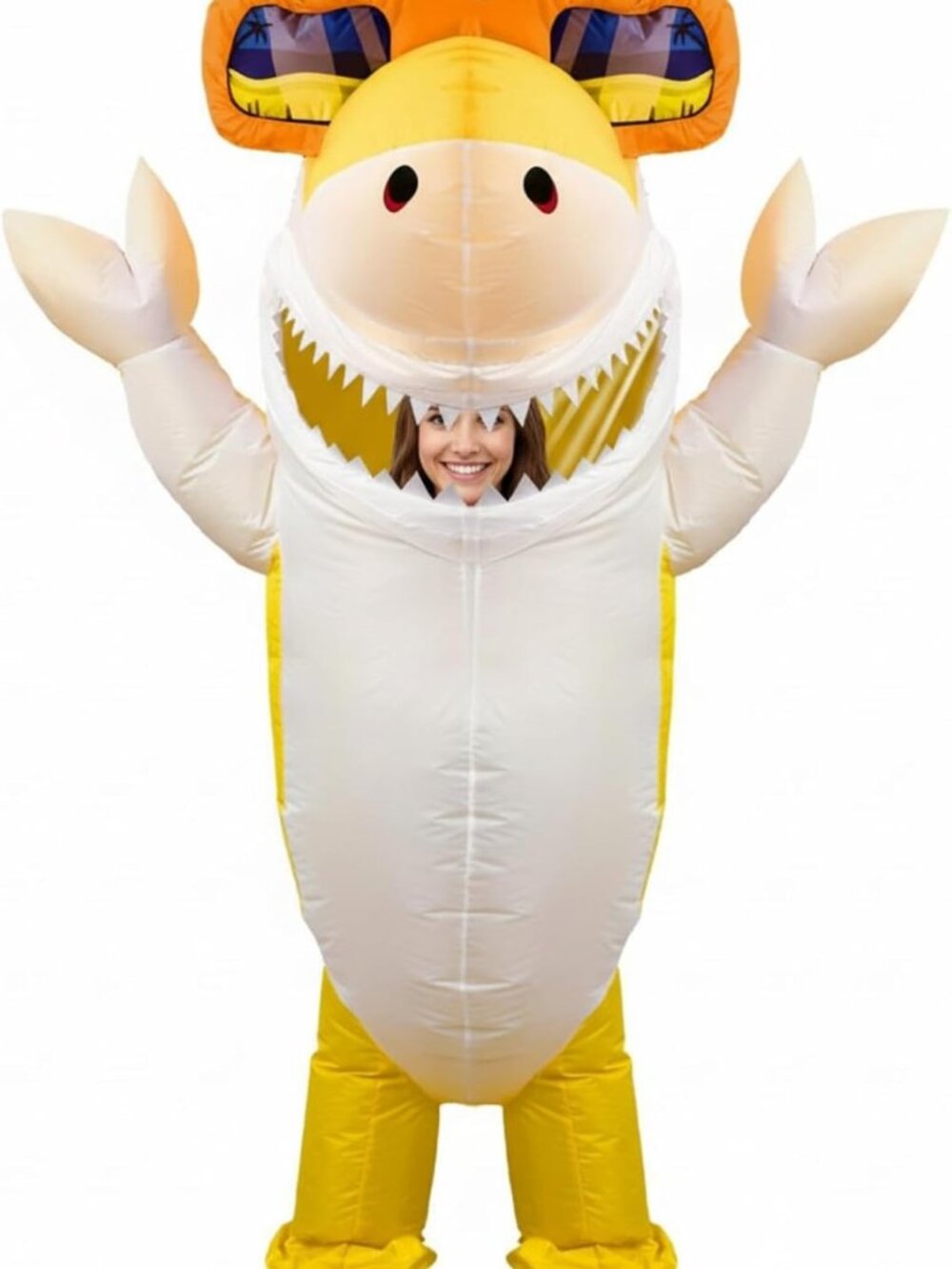 Inflatable Shark Costume for Adults - Fun Party Outfit, Unique Halloween Costume